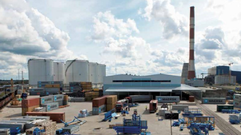 Płyta z fibrobetonu terminala kontenerowego Alekon Cargo Logistics HubOÜ w Estonii (5)